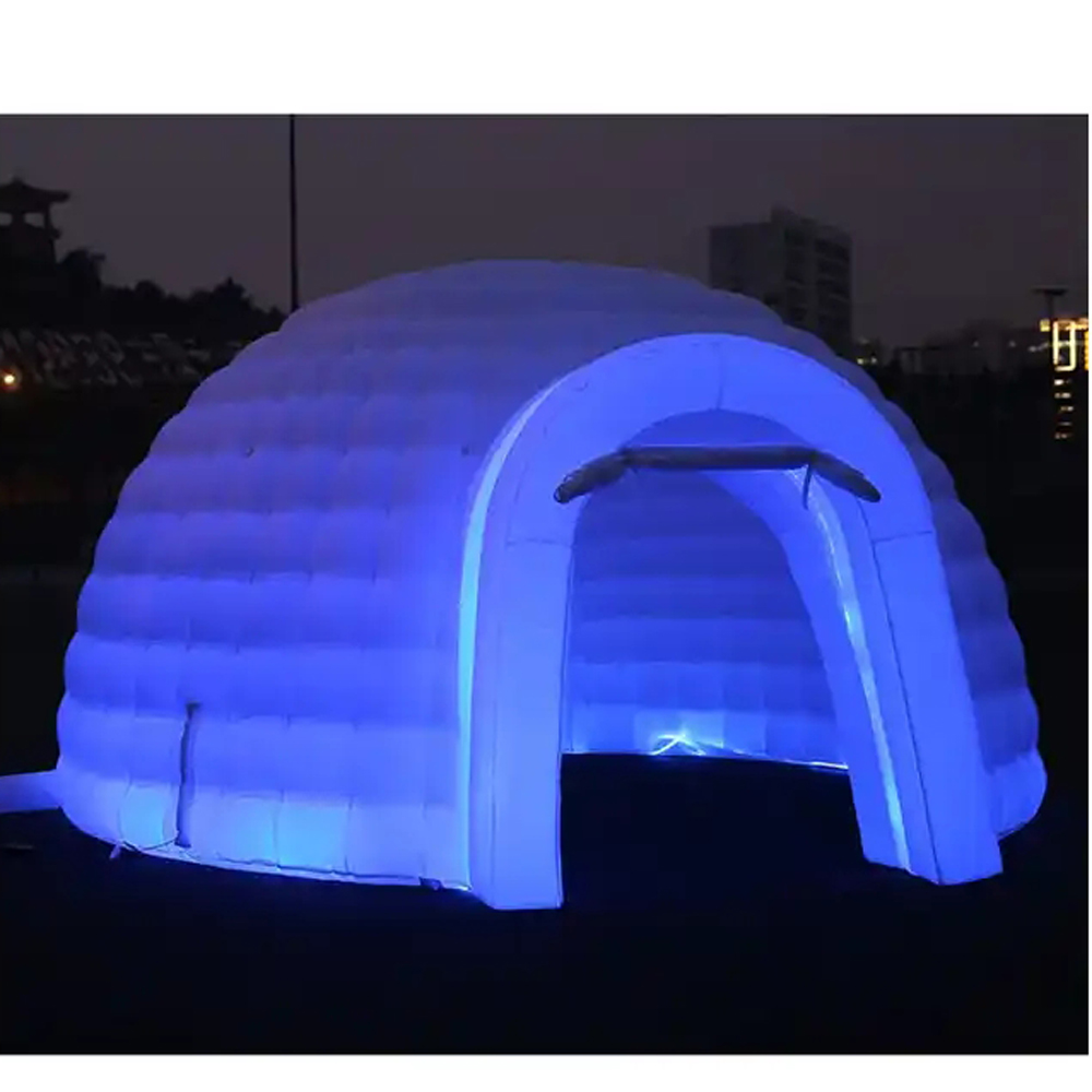 Outdoor Lighting Rental For Party - Белый уличный надувной шатер-иглу для мероприятий,