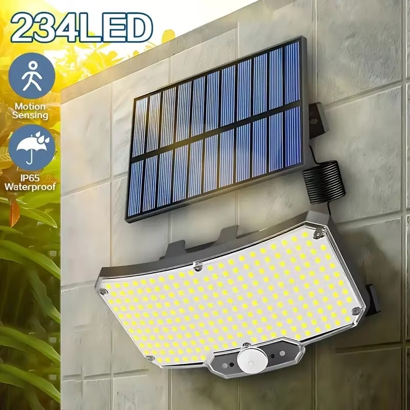 Outdoor Lighting Solar - Солнечные уличные светильники 234LED с датчиком