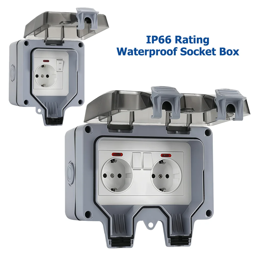 Outdoor Lighting Socket - Наружная розетка в европейском стиле с