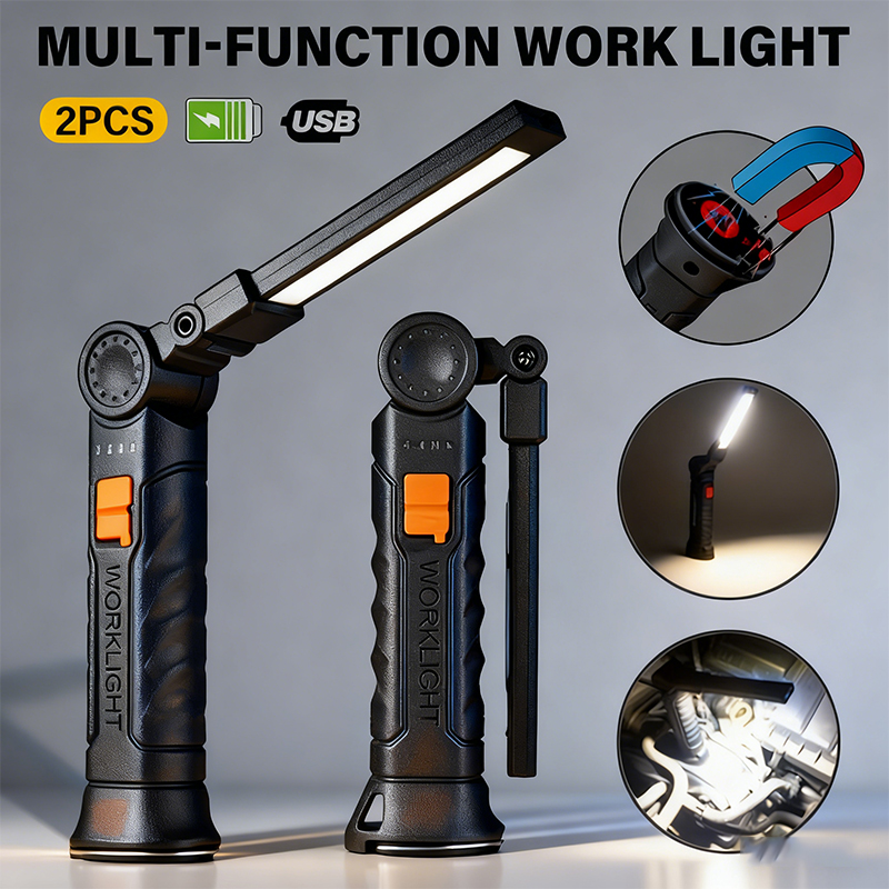 Lighting Fixture Outdoor - Портативный светодиодный фонарик COB, перезаряжаемый через