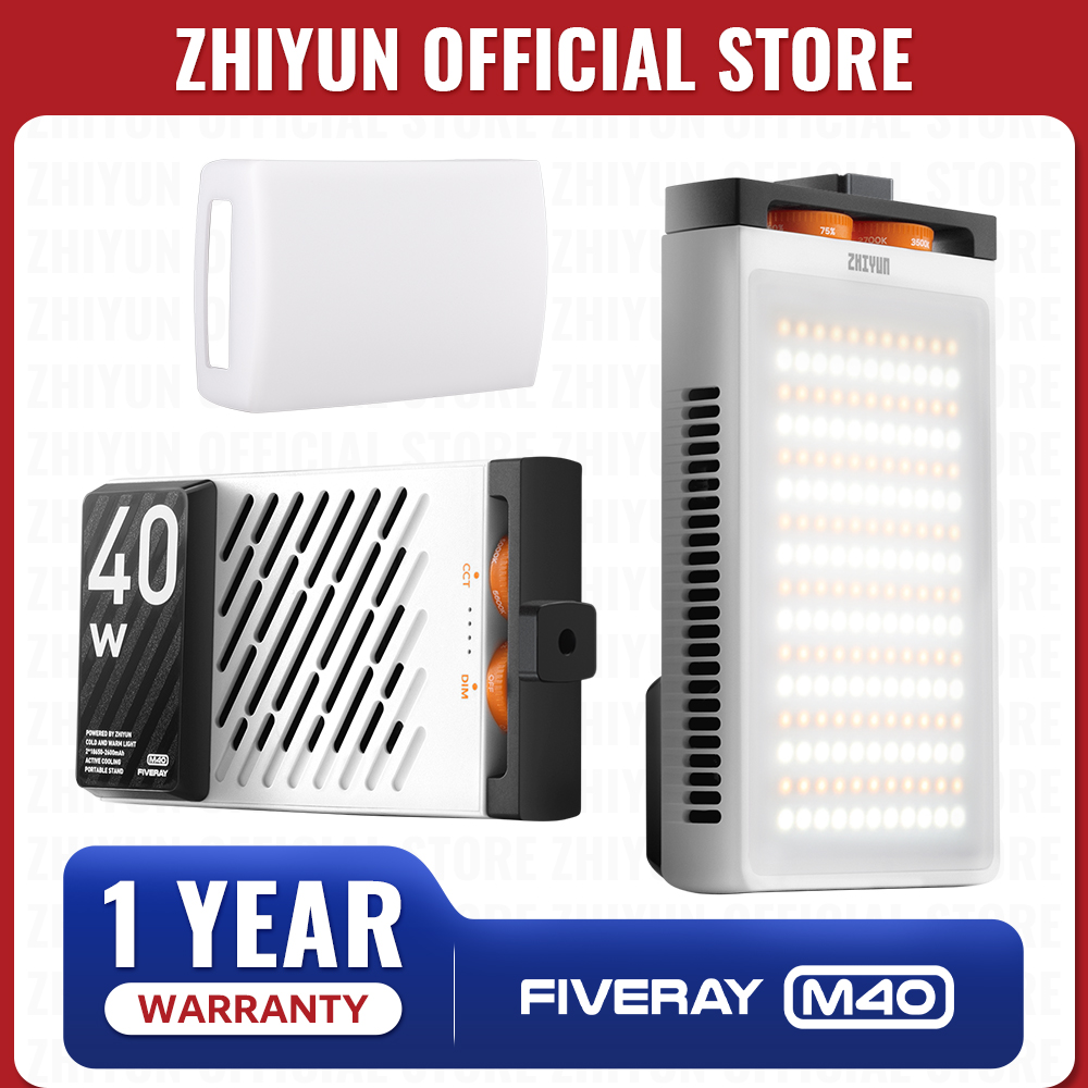 Outdoor Lighting For Photography - Официальный светодиодный светильник ZHIYUN FIVERAY M40
