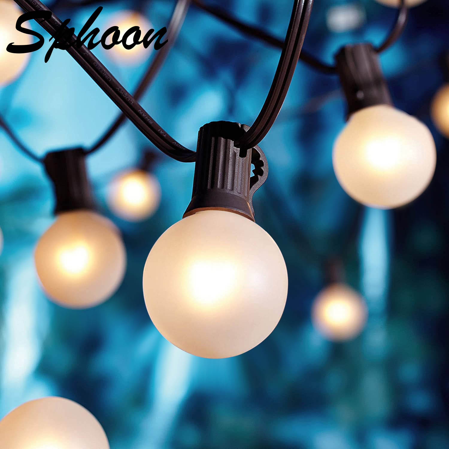 Outdoor Lighting Socket - Матовый белый G40 Наружные гирлянды E12
