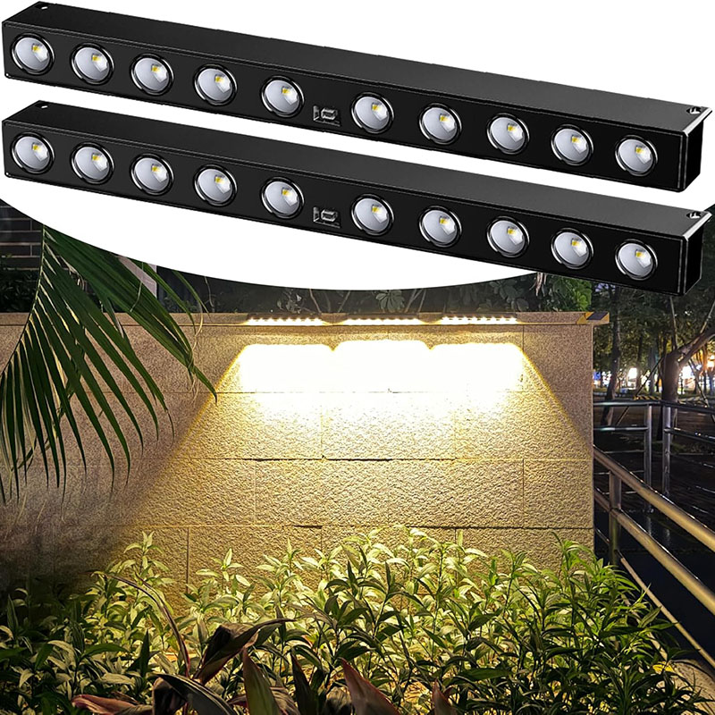 Outdoor Lighting On Fence - 1/2 шт. солнечный уличный знак настенный