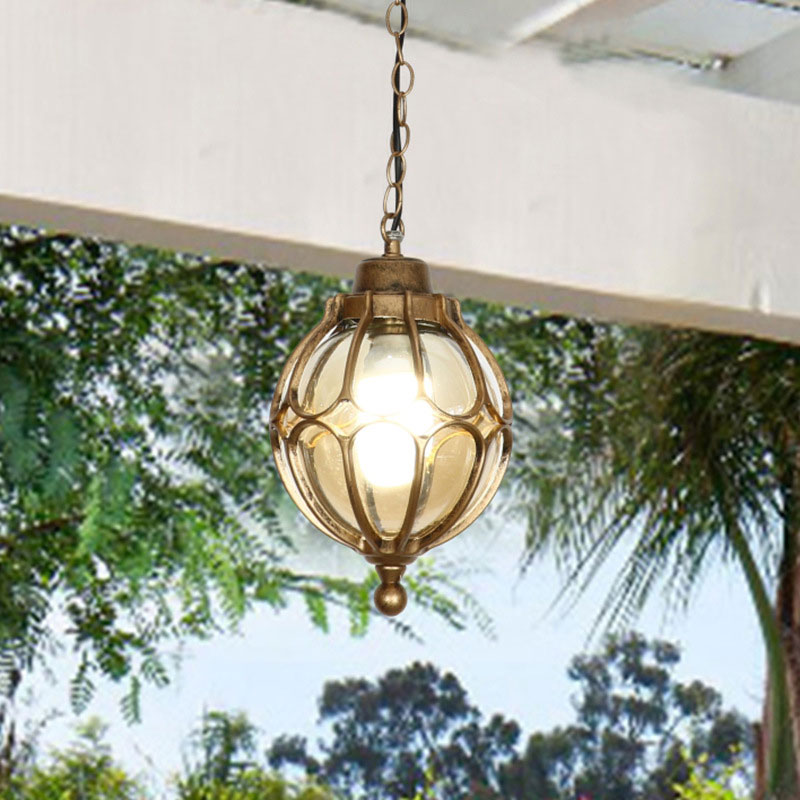 Outdoor Lighting On Fence - Американская Водонепроницаемая Люстра для улицы, коридора,
