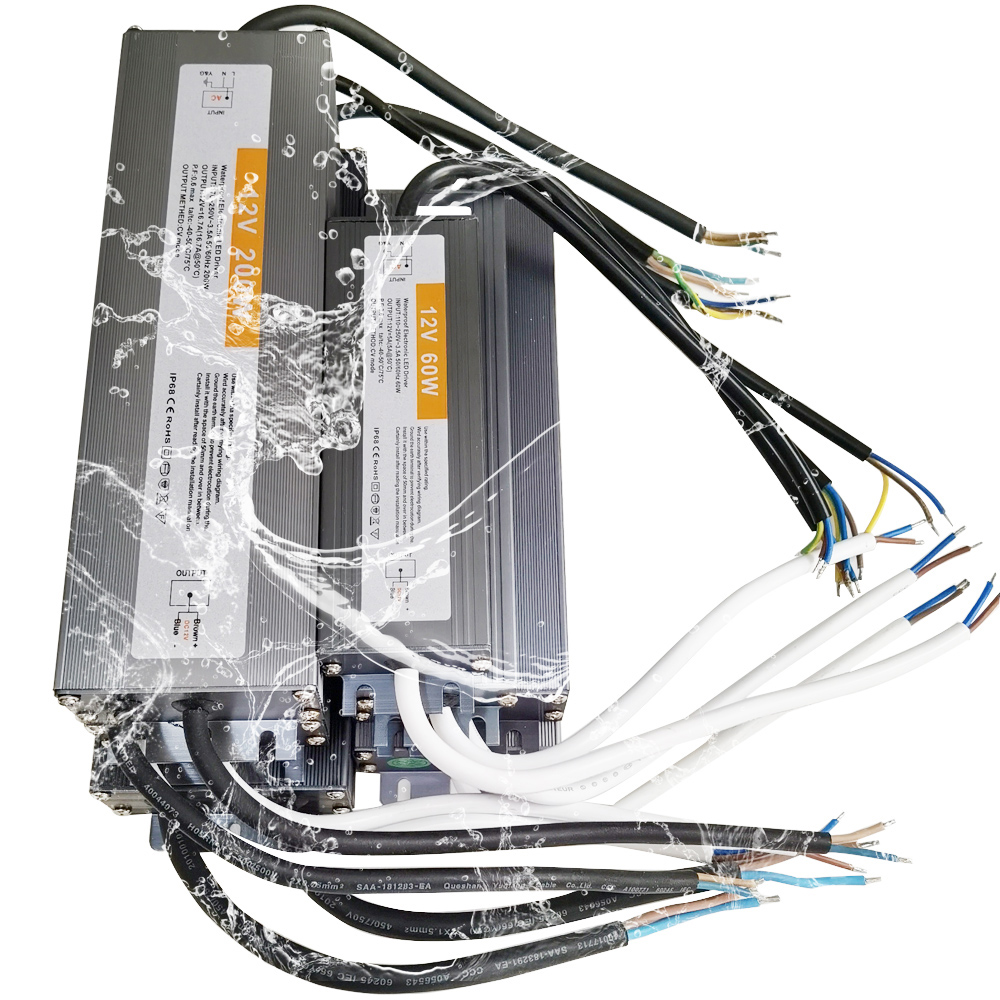 Outdoor Lighting Transformer Box - Светодиодный водонепроницаемый трансформатор AC85V-265V to DC12V/24V,