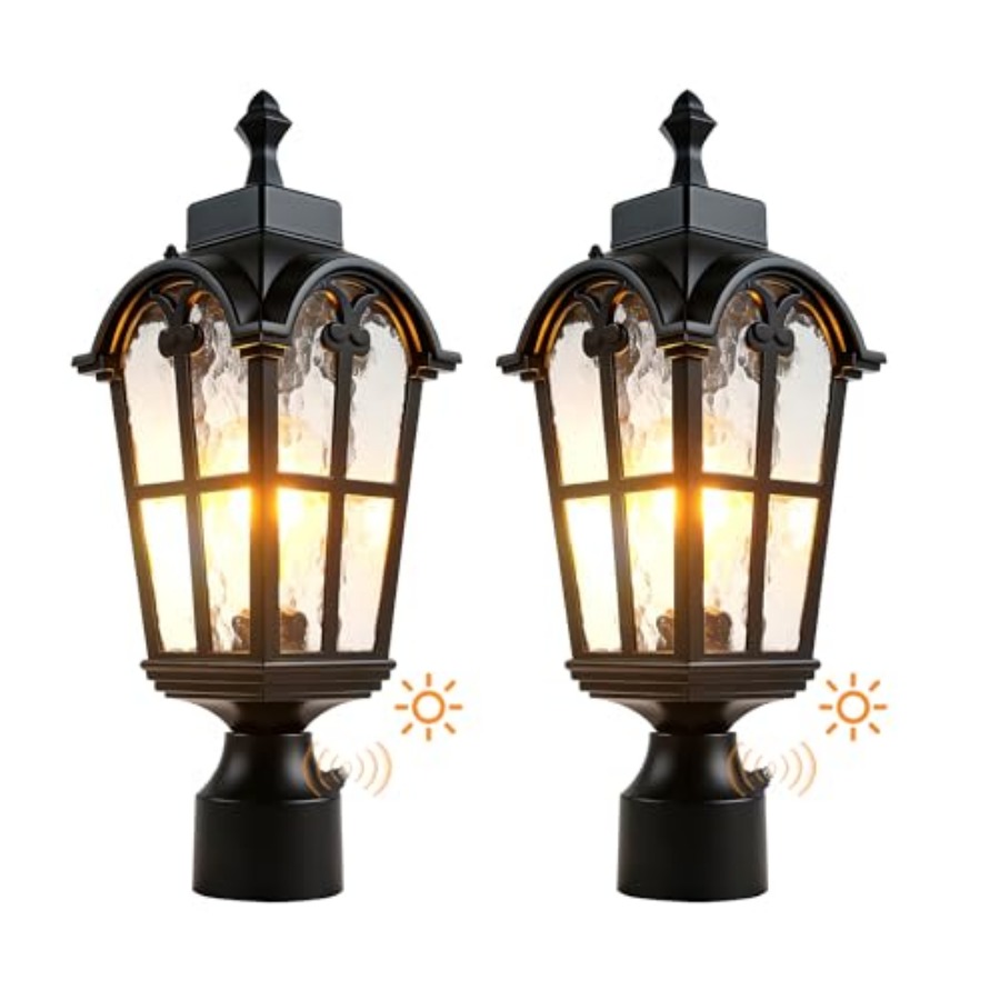 Lighting Fixture Outdoor - Уличные светильники на столбах с датчиком