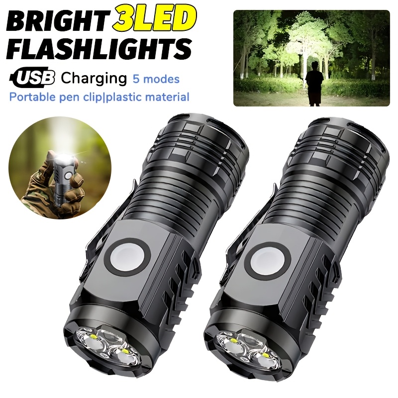 Outdoor Lighting Construction - Портативный мини-фонарик LED с мощным светом,