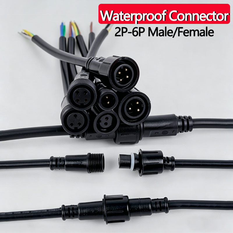 Outdoor Lighting Socket - Водонепроницаемый набор соединителей для проводов 2/3/4/5/6-контактные