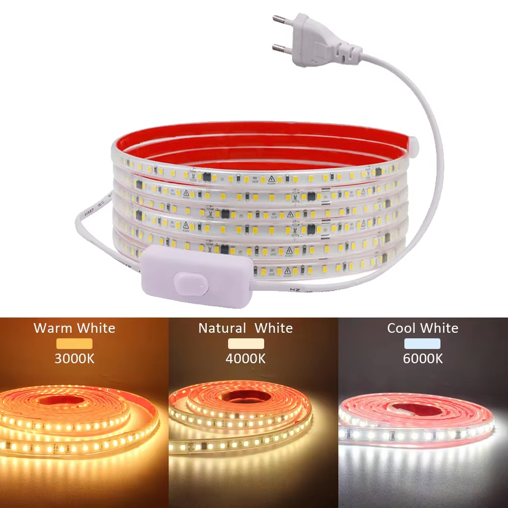 Outdoor Lighting Socket - 220 В IP68 Водонепроницаемая 120 светодиодов/м