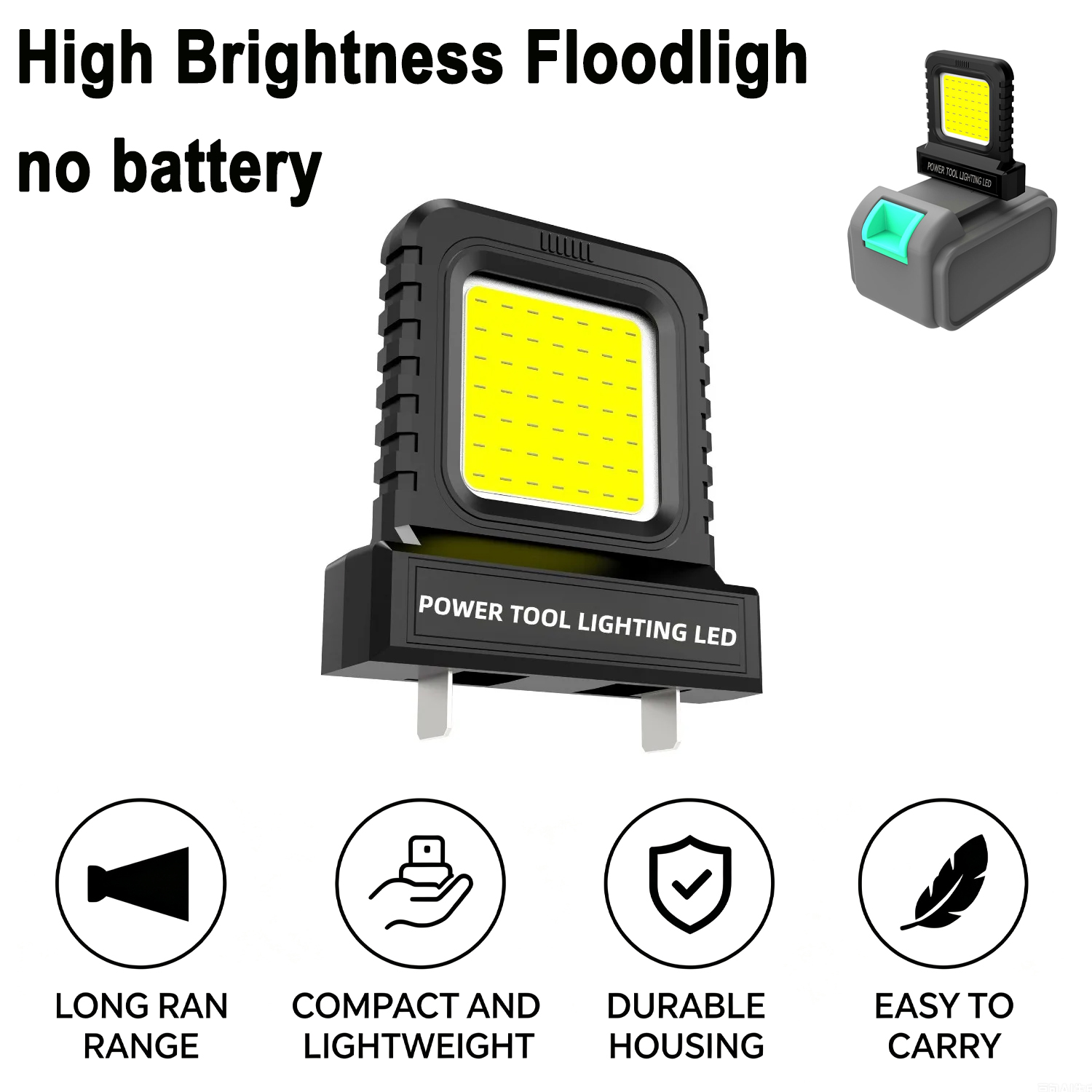 Outdoor Lighting Not Working - Светодиодный прожектор на батарейках для электроинструментов