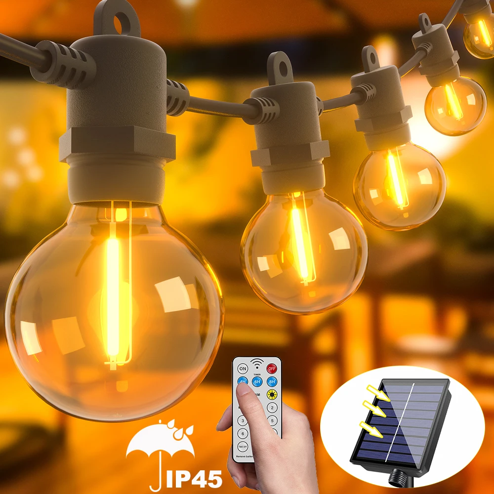 Outdoor Lighting Socket - Небьющаяся солнечная гирлянда, уличная лампа G40