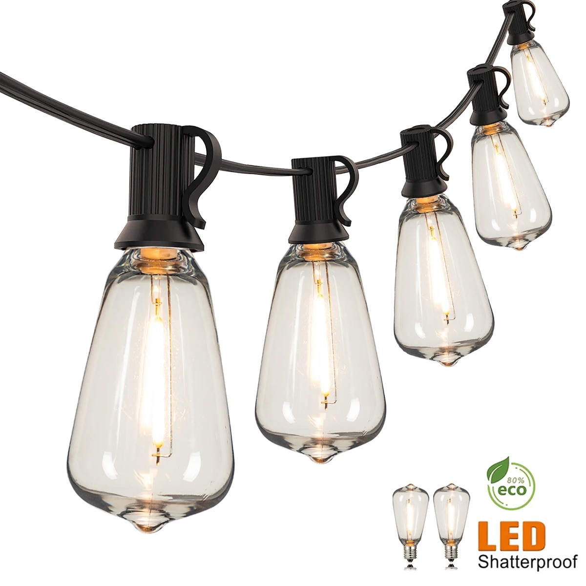 Outdoor Lighting Socket - Уличная гирлянда ST38 с вилкой стандарта