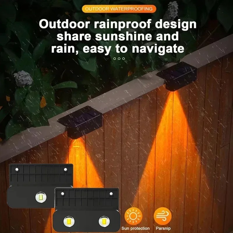1/2/4 шт. Солнечный настенный  – обзор и цена Outdoor Lighting On Fence