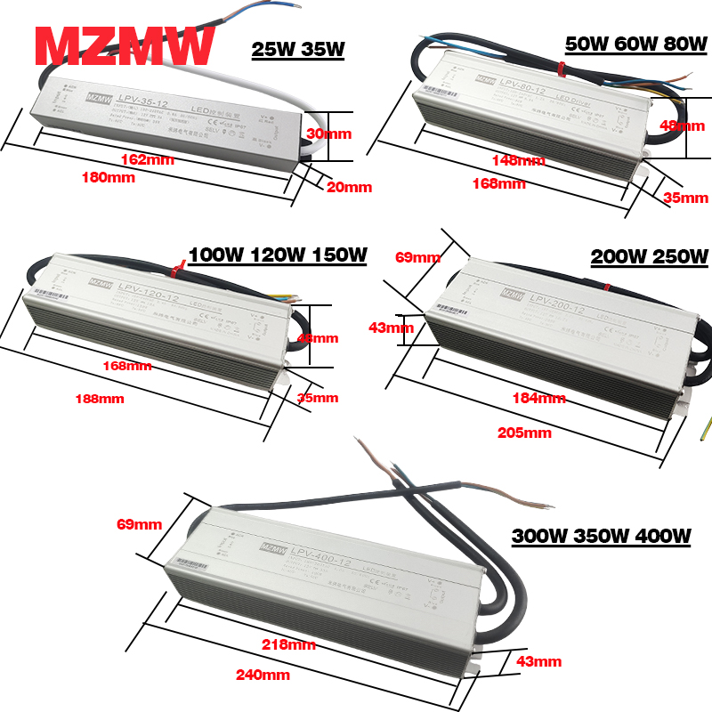 MZMW IP67 Водонепроницаемый им – обзор и цена Outdoor Lighting Transformer Box