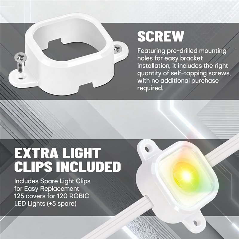 65 шт. монтажных кронштейнов д – обзор и цена Outdoor Lighting Govee