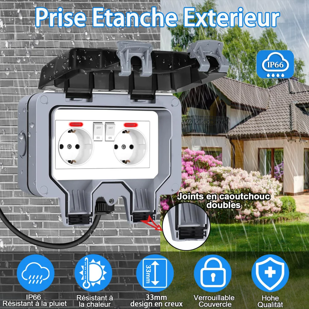 Наружная розетка в европейском – обзор и цена Outdoor Lighting Socket