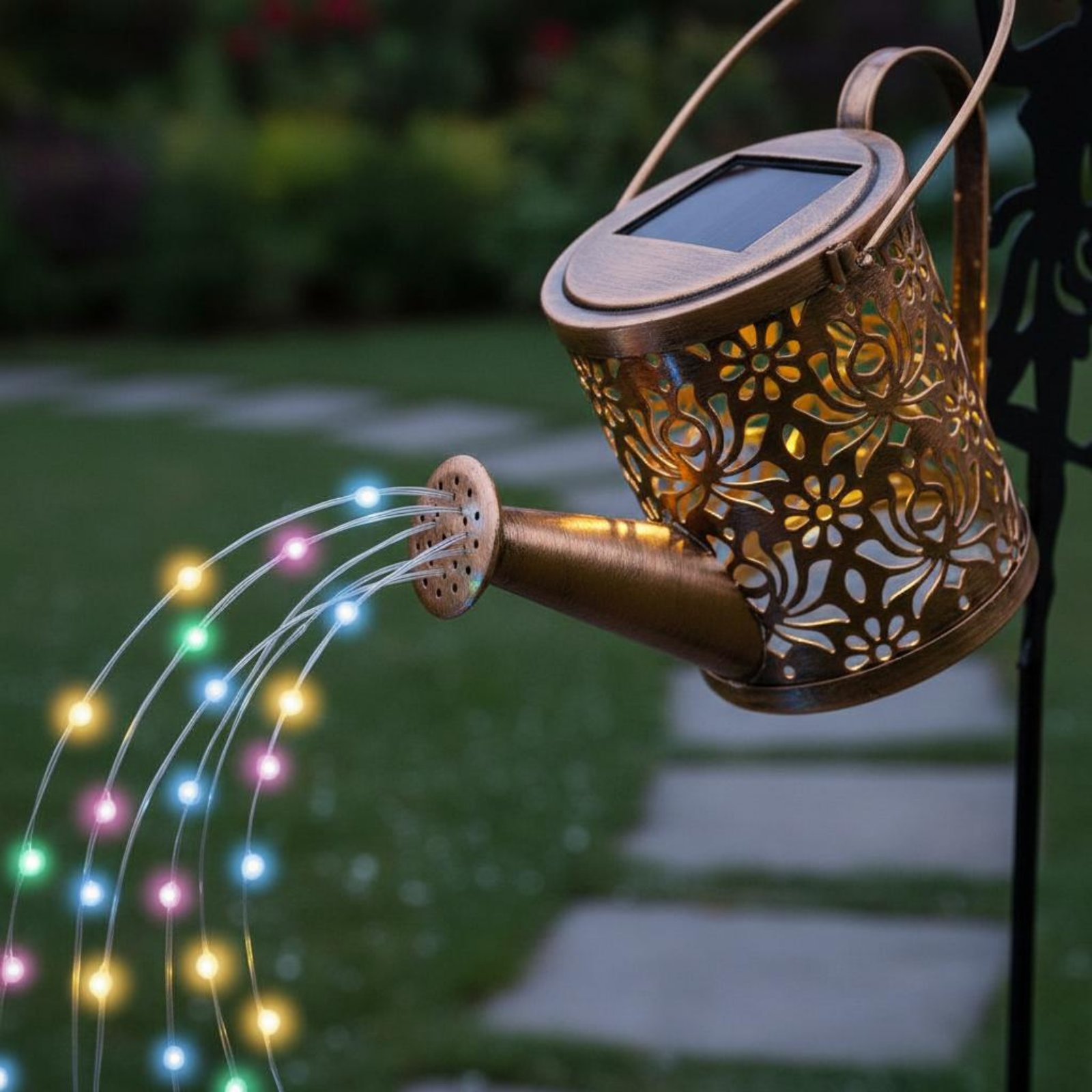 Солнечный светильник-лейка с п – обзор и цена Outdoor Lighting Yard Decoration