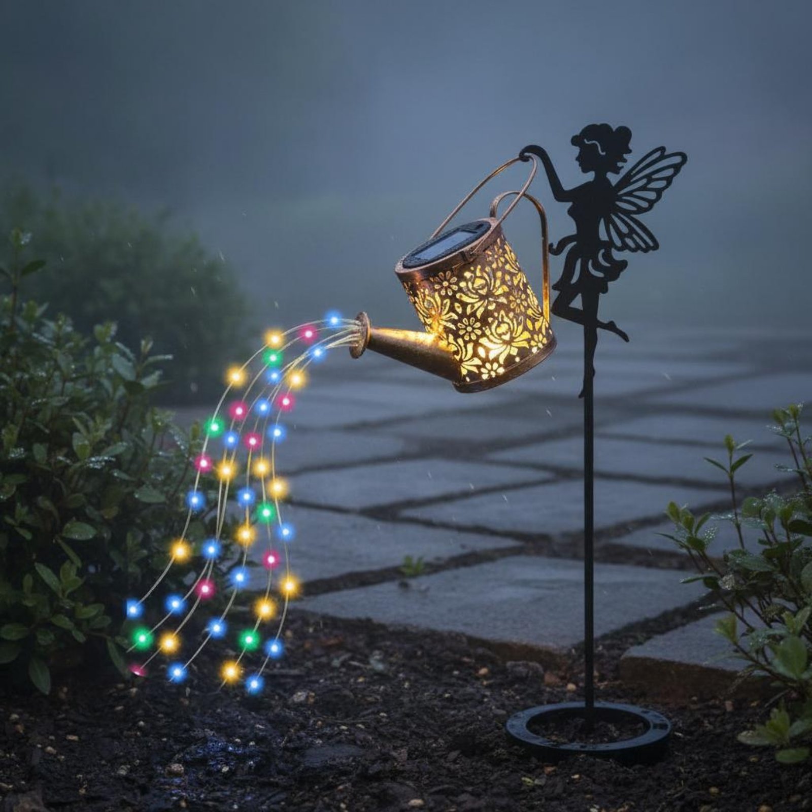 Солнечный светильник-лейка с п – обзор и цена Outdoor Lighting Yard Decoration