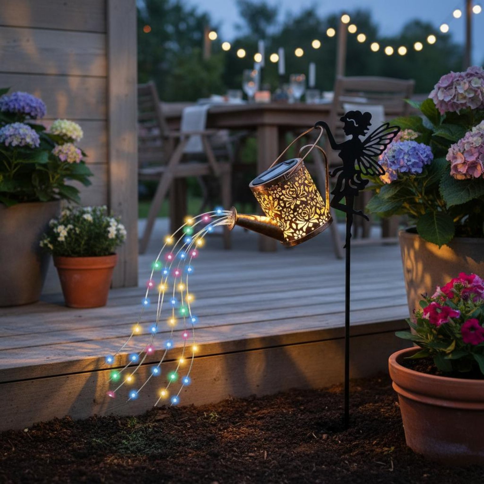 Солнечный светильник-лейка с п – обзор и цена Outdoor Lighting Yard Decoration
