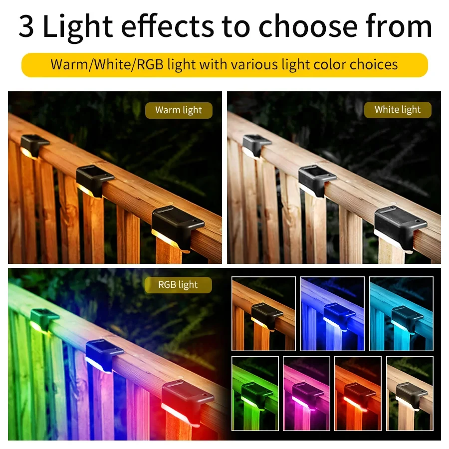 1-8 упаковок светодиодных солн – обзор и цена Outdoor Lighting On Fence