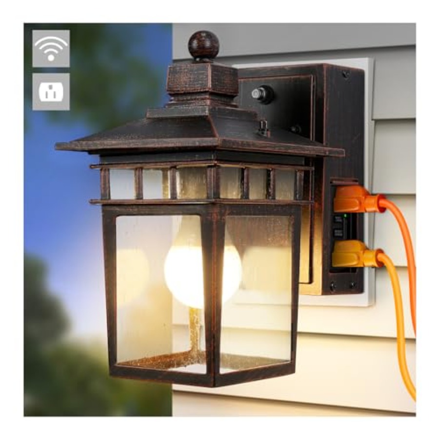 Уличный светильник с розеткой  – обзор и цена Outdoor Lighting With Outlet