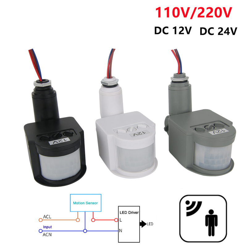 12 В датчик движения 220 В/110 – обзор и цена Outdoor Lighting With Outlet