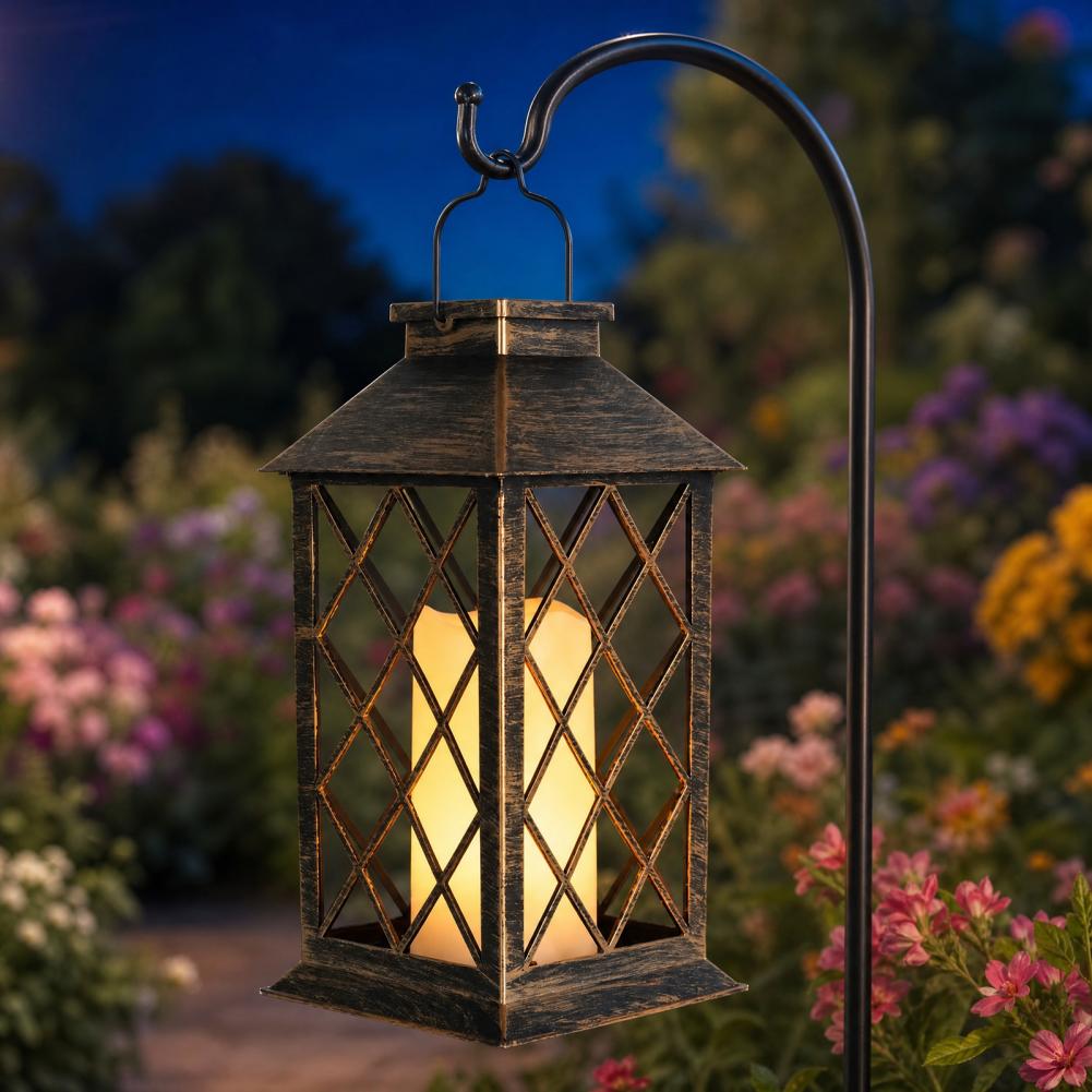 Ретро-фонарь на солнечных бата – обзор и цена Outdoor Lighting Yard Decoration