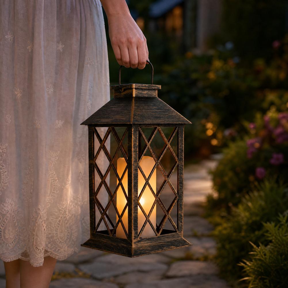 Ретро-фонарь на солнечных бата – обзор и цена Outdoor Lighting Yard Decoration