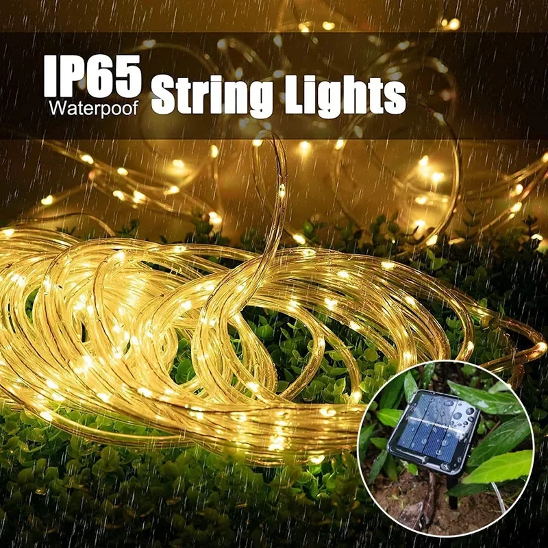 Светодиодная солнечная лента,  – обзор и цена Outdoor Lighting On Fence