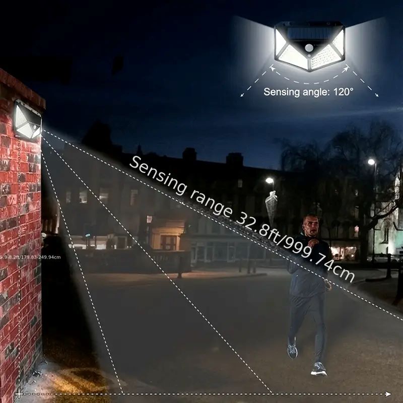 100-светодиодный уличный солне – обзор и цена Outdoor Lighting With Outlet