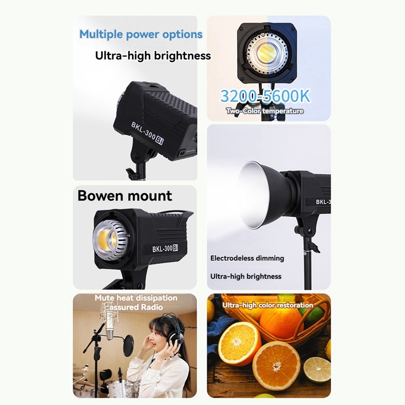 300W Bi LED видеосвет, постоян – обзор и цена Outdoor Lighting Socket