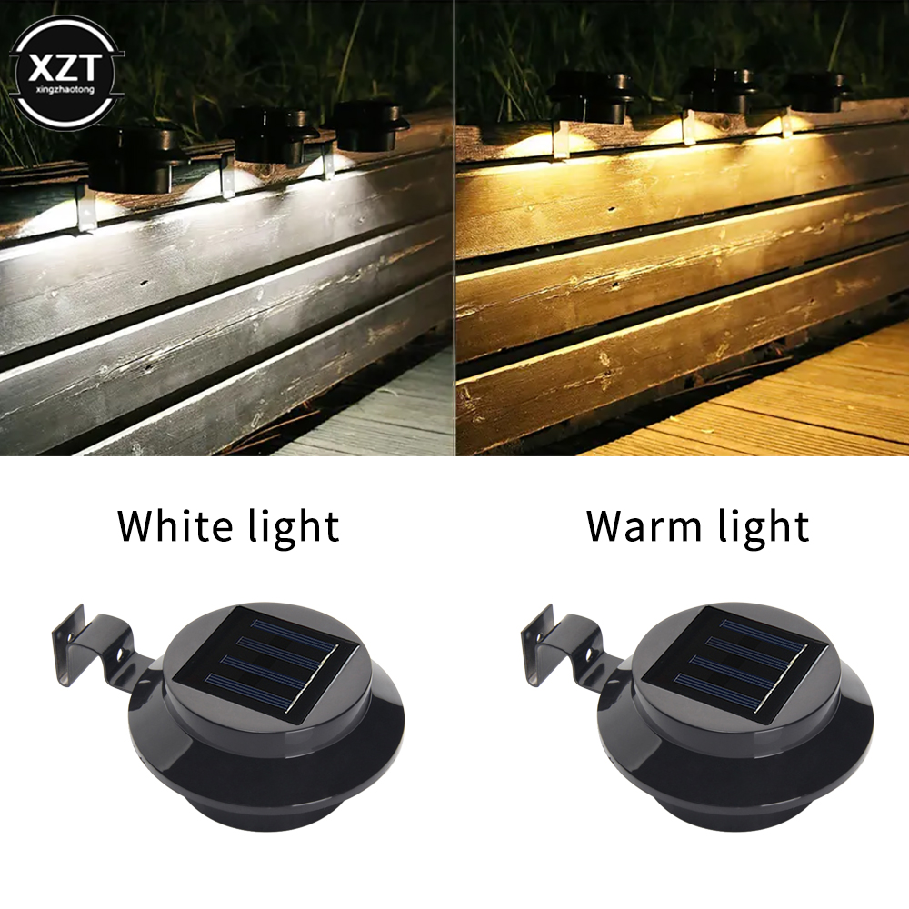 3 светодиодный Солнечная лампа – обзор и цена Outdoor Lighting On Fence