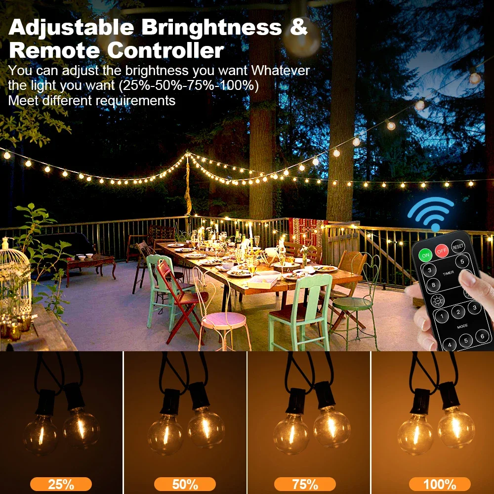 Небьющаяся солнечная гирлянда, – обзор и цена Outdoor Lighting Socket