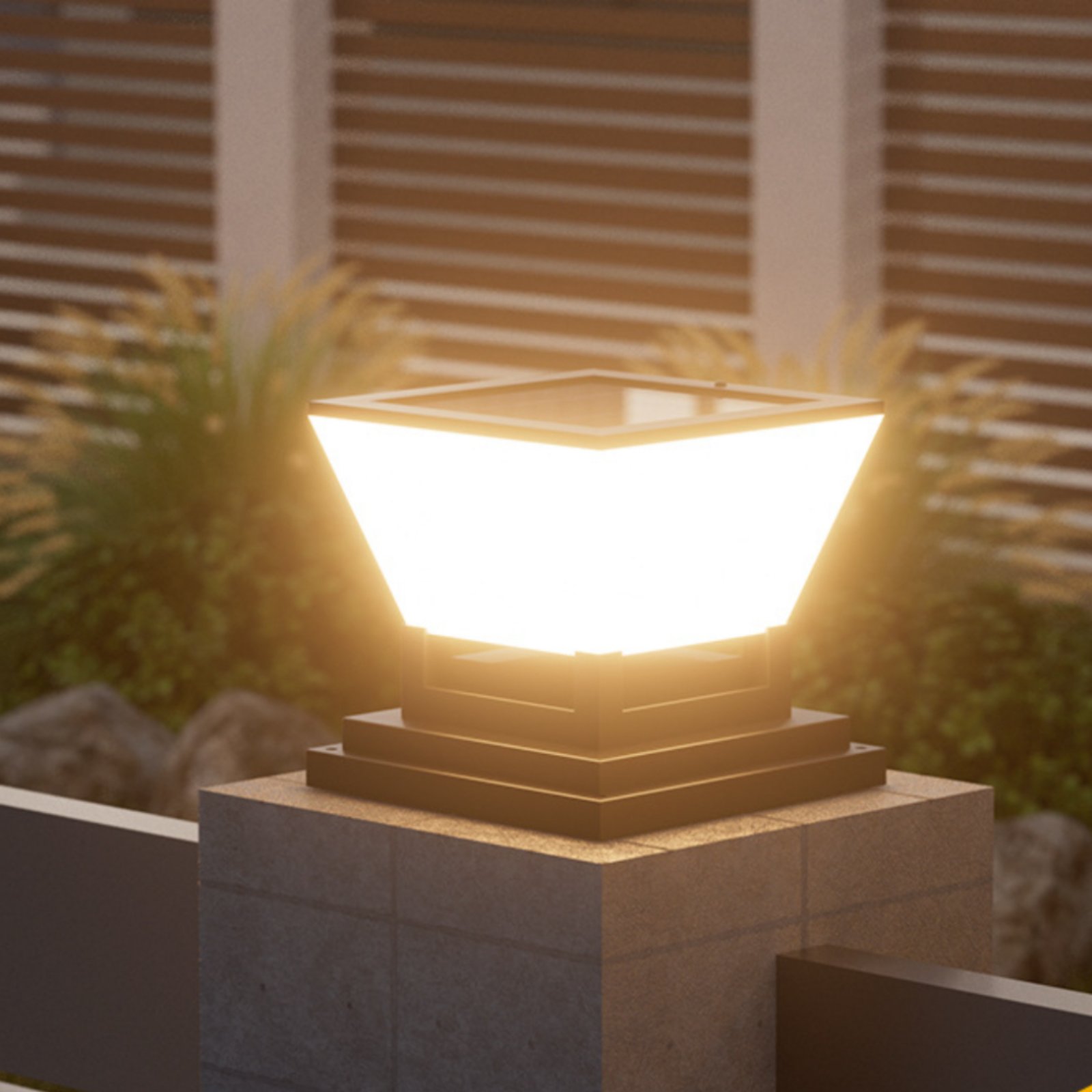 Солнечный светильник для столб – обзор и цена Post Cap Light